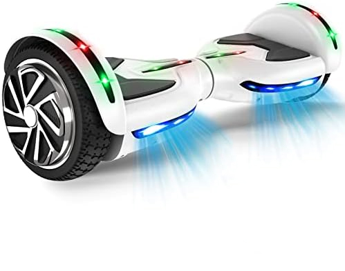 NWH Self-Balancing Scooter Hoverboard, 6.5" Two-Wheel Self-Balancing Hover Board with Bluetooth and Colorful Lights Self Balancing Scooter for Kids