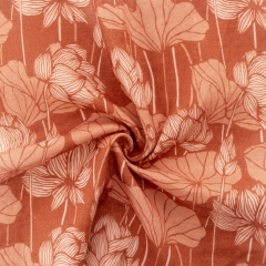 Natural 100% cotton gauze custom made digital printing in muslin blanket fabric