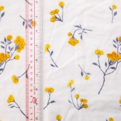 Little rose floral pattern custom made creating your own pattern baby gauze fabric
