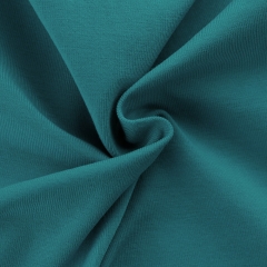 teal Wholesale Organic Cotton Spandex Jersey Knit 220-230gsm