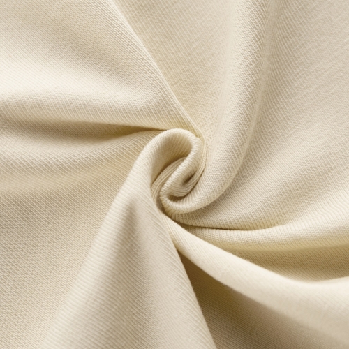 Ivory Wholesale Organic Cotton Spandex Jersey Knit 220-230gsm