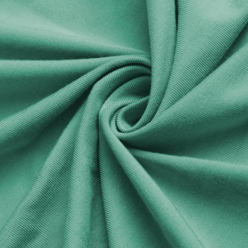 Mint green 95 bamboo 5 spandex fabric - 240gsm - naturally smooth