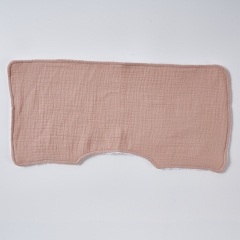 Taupe multiple colors stock double layer muslin natural cotton newborn baby burp cloth rag