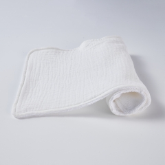 Perfect size for shoulder oem service custom design cotton newborn baby burp cloth rag