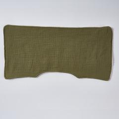 plush and soft khaki natural pure cotton burp rag cloths for baby