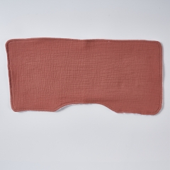 Oem service quality material and craftsmanship 100% organic cotton muslin baby burp cloth rag