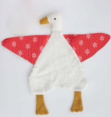 Goose Lovey, Baby Blanket, Duck Lovey, Animal Security Blanket, New Baby gift baby goose security blanket