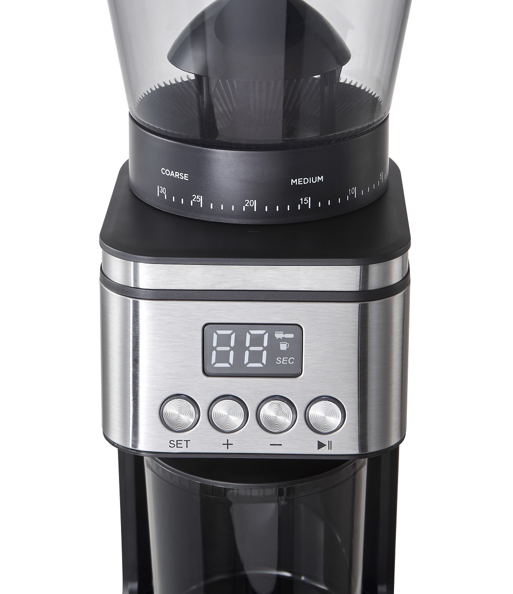  Boly Electric Conical Burr Coffee Grinder, Adjustable Burr Mill  with 19 Precise Grind Setting, Stainless Steel Coffee Grinder Electric for  Drip, Percolator, French Press, Espresso, Brown : Home & Kitchen