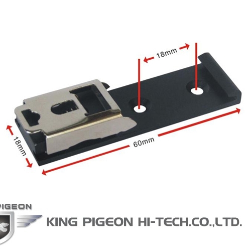 35mm Rail Fixed Bracket Mounting for KingPigeon Iot gateway