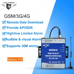 GSM/3G/4G Temp&Humidity Monitoring(4T&H+2DO)