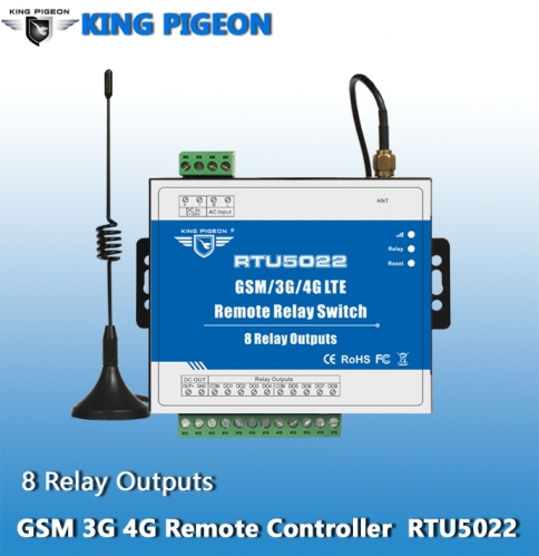 GSM 3G 4G SMS Remote Controller(8 Relay Outputs)