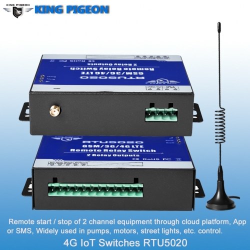 GSM 3G GSM 3G 4G SMS Remote Relay Switches(2 Relay Outputs)
