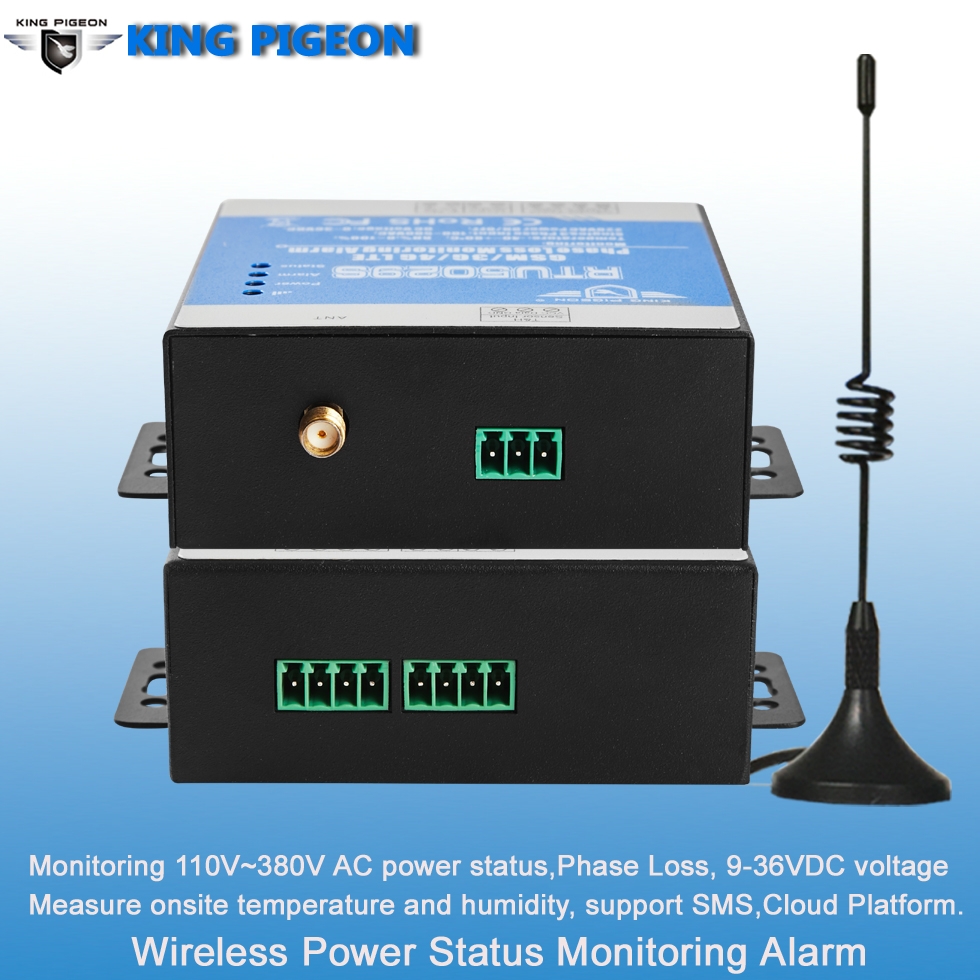 Wireless Power Status Monitoring Alarm (Phase Loss, Power off, Temperature, DC Voltage)