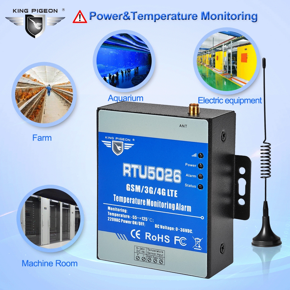 Wireless GSM Network SMS Temperature Humidity Sensor Alarm Control Monitor  Data Logger - China Temperature Humidity Data Logger, SMS Data Logger