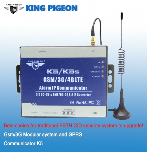 Comunicador GSM 3G (ID de contacto de Ademco al convertidor de IP SIA)
