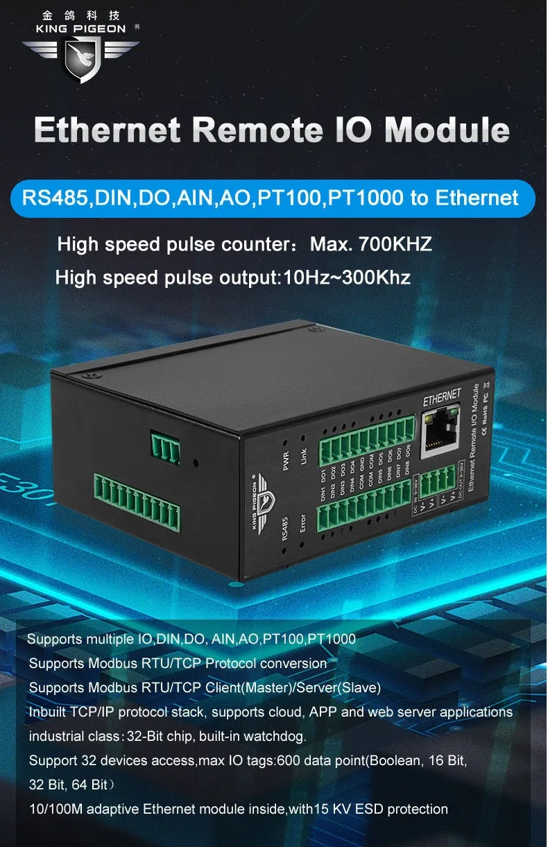 Ethernet Remote I/O Module 