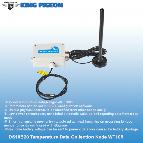 Wireless Lora Temperature Sensor (-55~125℃)