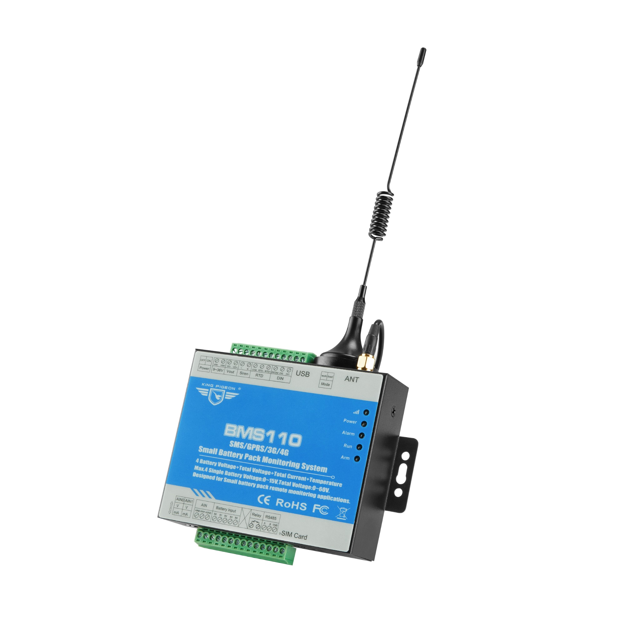 King Pigeon4g battery monitoring system