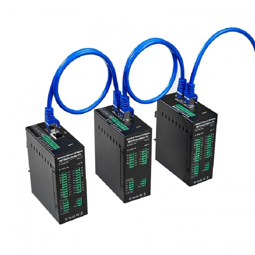Модуль удаленного ввода-вывода Ethernet (8DIN + 8AIN + 8DO, высокоскоростной счетчик импульсов, импульсный выход)