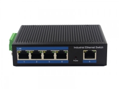 4-Port 100M Base-TX and 1-Port 100M Base Industrial Ethernet Switch BL160