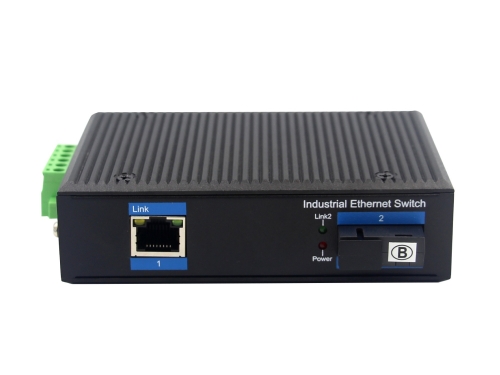 Gigabit 1 Optical 1 Electrical Industrial Ethernet Switch BL164G