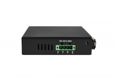 Rugged Industrial Ethernet Switch (4LAN, Dual Power Inputs, PoE Output)