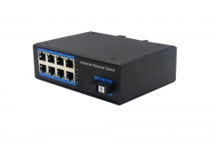 Gigabit 1 Optical 8 Electrical Industrial Ethernet Switch BL166G
