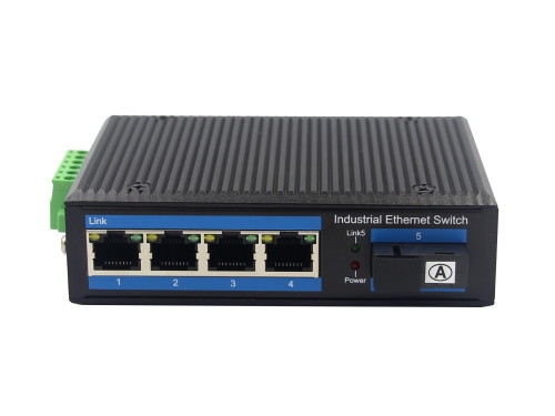 Gigabit 1 Optical 4 Electrical Industrial Ethernet Switch BL165G
