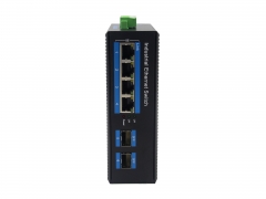 Gigabit 2 Optical 4 Electrical Industrial Ethernet Switch BL167G