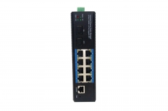 Gigabit 2 Optical 8 Electrical Managed Industrial Ethernet POE Switch BL168GMP-SFP
