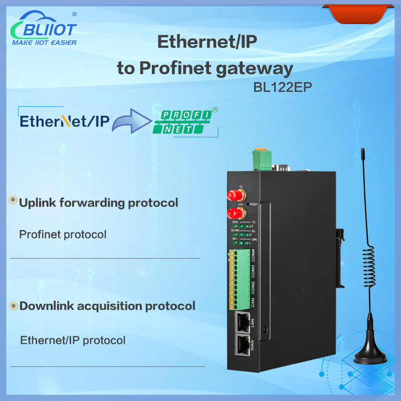 BLIIOT BL122EP EtherNet/IP to Profinet Gateway