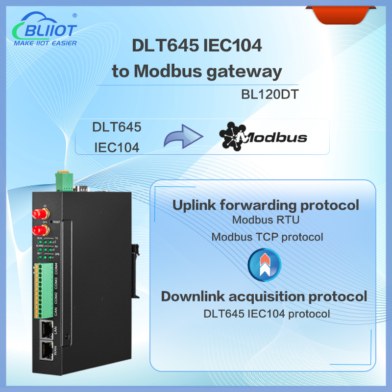 DLT645 IEC104 to Modbus