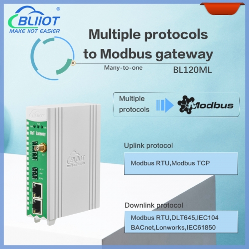 IEC104 DLT645 BACnet to Modbus Protocol Converter BL120ML