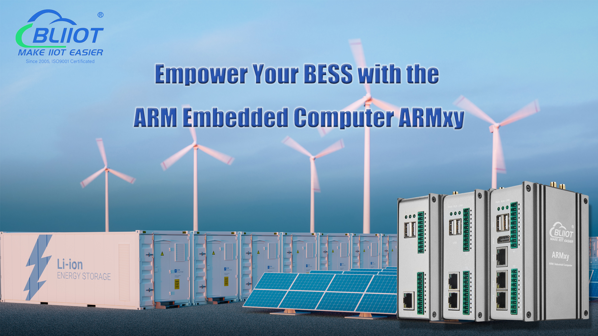 Empower BESS with ARMxy Embedded Computer