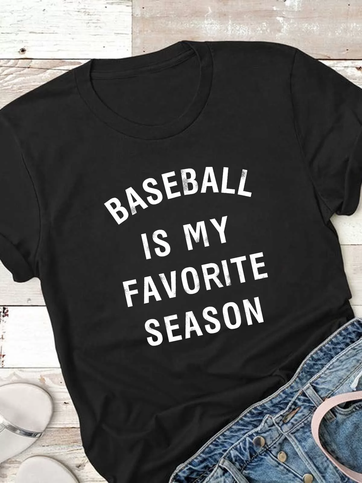 Baseball Is My Favorite Season Tee