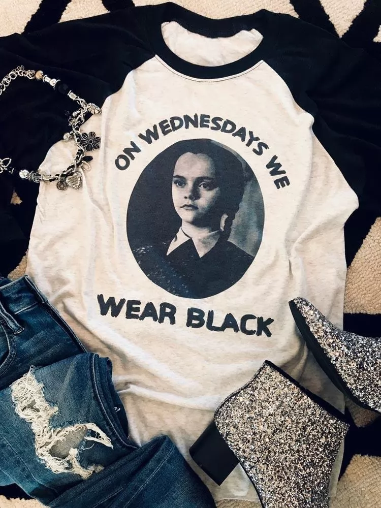 On Wednesdays We Wear Black Tee
