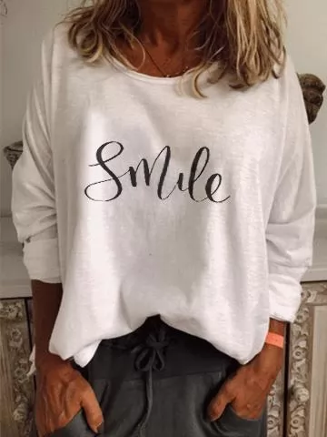 Just Smile Long Sleeve T-Shirt