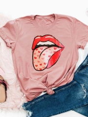 Valentine's Heart Tongue T-Shirt