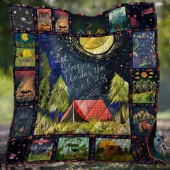 Wild Camping Blanket Quilt