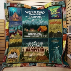 Weekend Camping Blanket Quilt