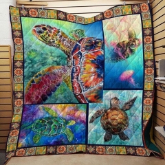 Turtle 3D Blanket Quilt