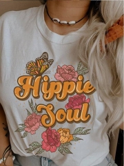 Hippie Garden Roses T-Shirt