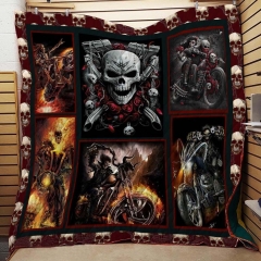 Ghost Rider Blanket Quilt