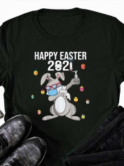 Happy Easter 2021 Rabbit Tee