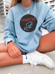 Mouse Rat Print Sweatshirt