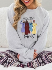 Who Runs The World Crewneck Sweatshirt