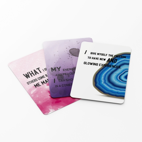 printing affirmation cards