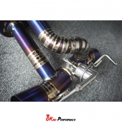 Exhaust System For Ferrari F488 GTB 2015-Present Stainless steel / Titanium / Gilded