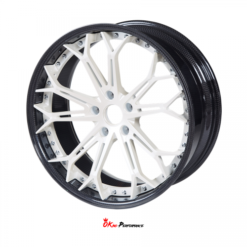 OKPTL005 Carbon Aluminum Two Piece Wheel