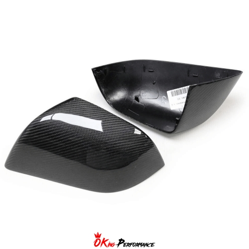 Carbon Fiber Mirror Caps (Replacement) For Tesla Model 3 2016-2019